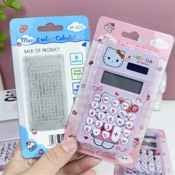 Sanrio MY MELODY 8-Digit Maze Ball Calculator - Picture 7 of 10